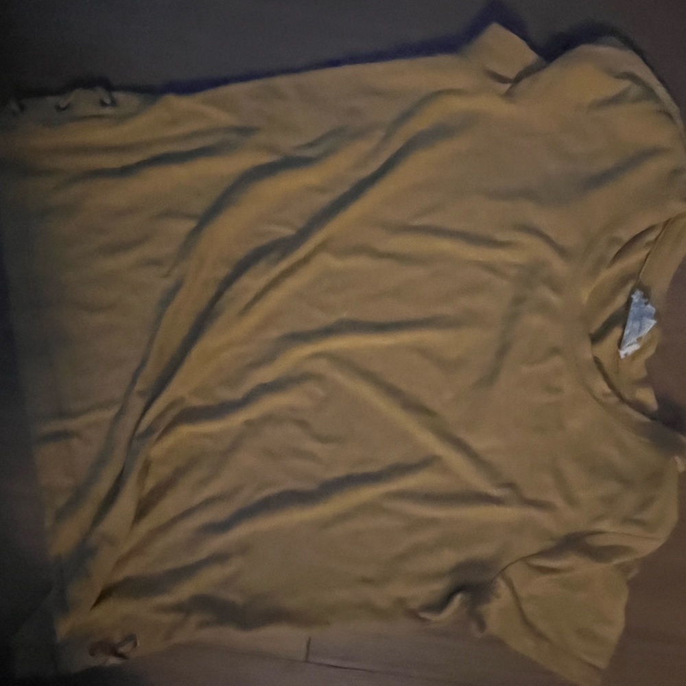 Pastel yellow shirt